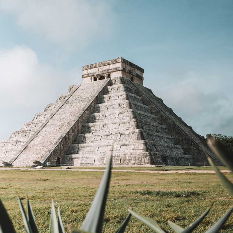 piramide di Kulkulkan in Messico Yucatan