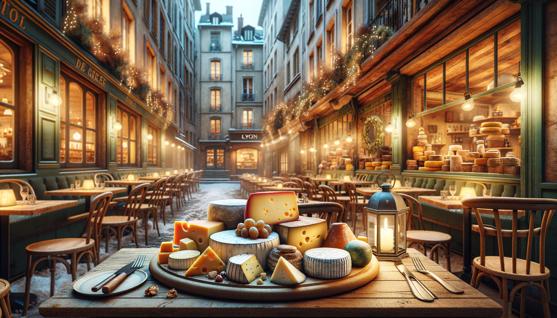Sapori d’inverno a Lione: un viaggio tra formaggi, mercatini e bistrot gourmet sapori invernali lione