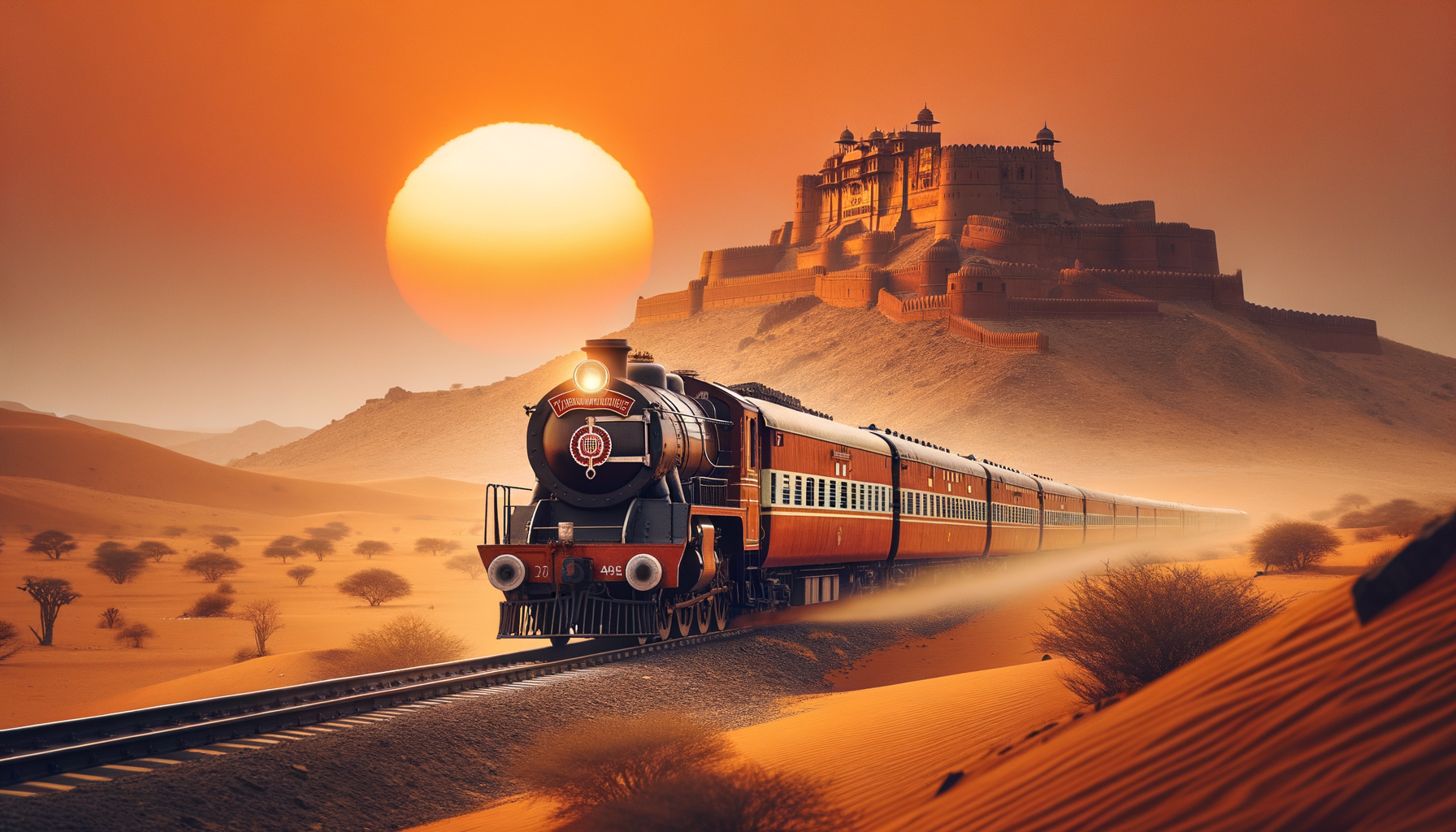 rajasthan treno fortezze deserto